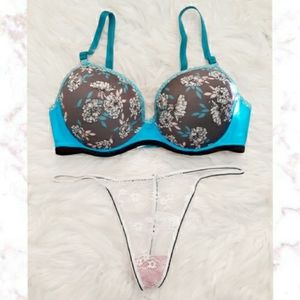 New! Bra & Panty Set 34C